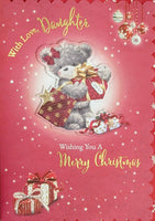 Daughter Christmas -Large Cute Bear With Gifts