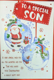 Son Christmas - Large Santa In Bauble