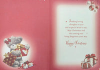 Granddaughter Christmas - Large Cute Bear With Gifts
