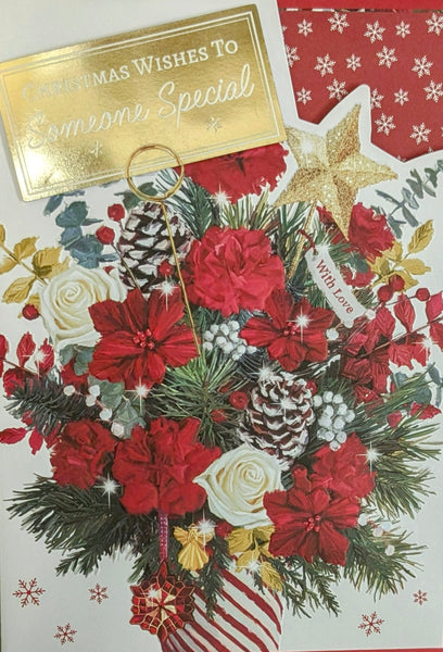 Someone Special Christmas - Large Traditional Flowers