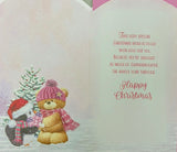 Granddaughter Christmas - Slim Cute Bear & Penguin