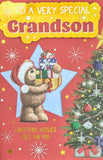 Grandson Christmas - Cute Star & Tree