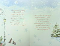 Husband Christmas - Large 8 Page Traditional Scene