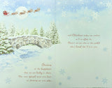 Husband Christmas - Large 8 Page Traditional Scene