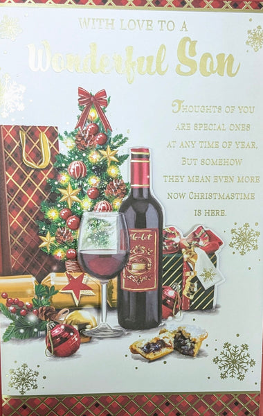 Son  Christmas - Large 8 page Traditional Wine