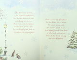 Son & Daughter In Law Christmas - Large 8 Page Traditional Scene