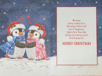 Granddaughter &  Husband Christmas - Cute Penguins