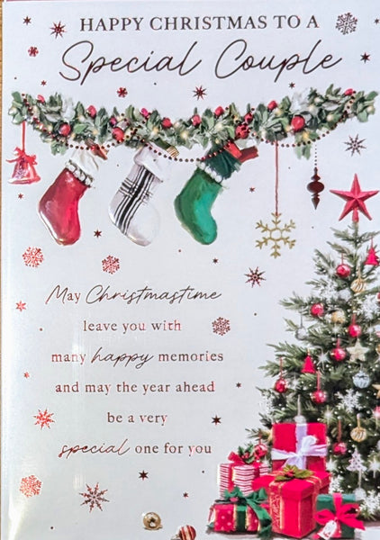 Special Couple Christmas - Traditional Stockings & Words