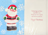 Daughter Christmas - Santa With  Glasses
