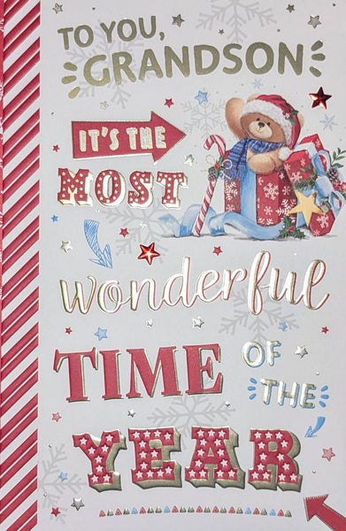 Grandson Christmas - Large 8 page Cute