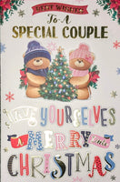 Special Couple Christmas - Cute Bears With Tree