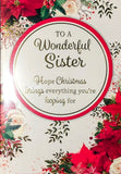 Sister Christmas - Traditional Flowers Wonderful