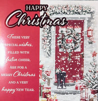 12 Pack Of Christmas Cards - Red Door