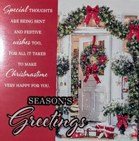 12 Pack Of Christmas Cards - Red Door