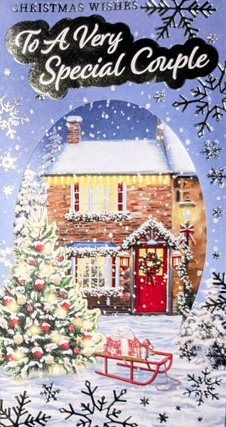 Special Couple Christmas - Slim Snowy Scene