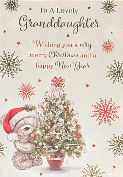 Granddaughter Christmas - Cute Tree Lovely