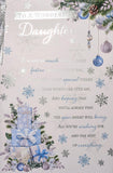 Daughter Christmas - Traditional Gift Boxes & Words