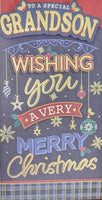 Grandson Christmas - Slim Platinum Blue