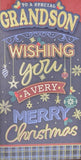 Grandson Christmas - Slim Platinum Blue