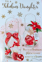 Daughter Christmas - Traditional Flowers Fabulous