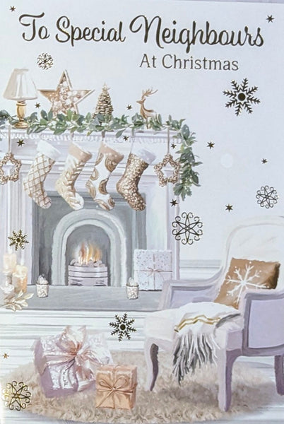 Neighbours Christmas - Traditional Fireplace