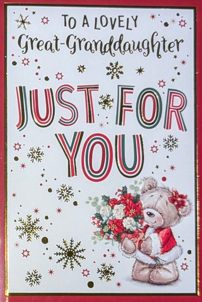 Great Granddaughter Christmas - Cute Just For You