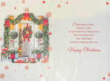 To All The Family Christmas - Traditional White Door