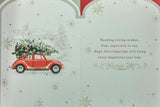 Dad Christmas - Traditional Tree On Car