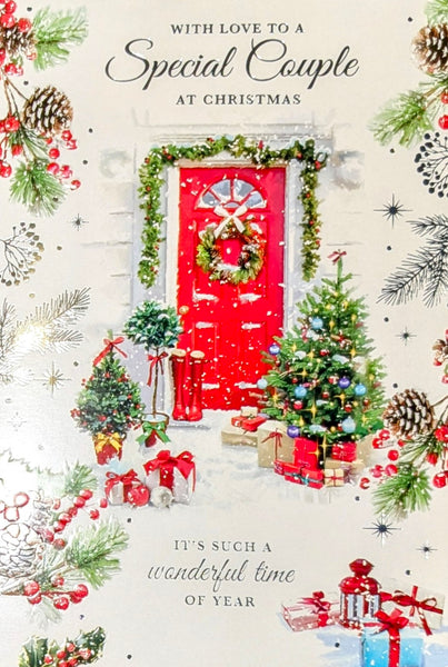 Special Couple Christmas - Traditional Red Door