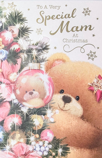 Mam Christmas - Cute Pink Bauble