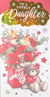 Daughter Christmas - Slim Cute Flower Box