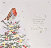 Friends We Don't Forget Christmas - Slim Traditional Robin