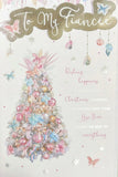 Fiancee Christmas - Large 8 Page Pink Trees