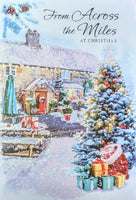 Across The Miles Christmas - Traditional Snowy Scene