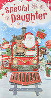 Daughter Christmas -  Slim Santa Train