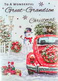 Great Grandson Christmas - Traditional Car Wonderful