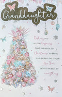 Granddaughter Christmas - Large 8 Page Traditional Tree