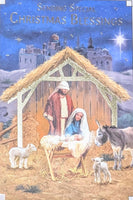 Open Christmas - Religious Nativity Scene