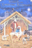 Open Christmas - Religious Nativity Scene