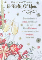 To Both Of You Christmas - Traditional Champagne & Gifts