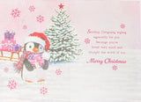 Cousin Christmas - Cute Penguin With Gift