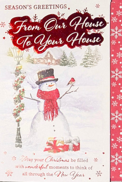 Our House To Your House Christmas - Traditional Snowman