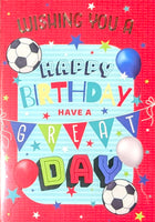 Open Male Birthday - Football Red