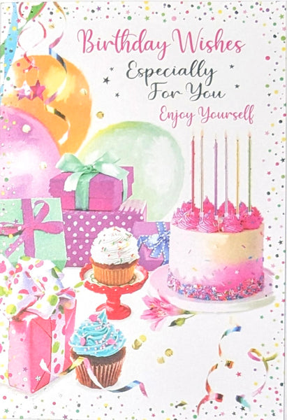 Open Female Birthday - Cake Gifts & Balloons