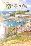 80 Birthday Male - Harbour & Gate