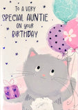 Auntie Birthday - Cute Cat Special