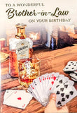 Brother In Law Birthday - Whiskey & Cards