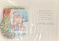 Grandson Christmas - Santa In Window