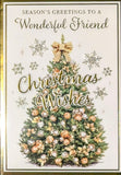 Friend Christmas - Traditional Gold Tree