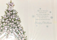 Daughter & Son In Law Christmas - Traditional Silver Tree